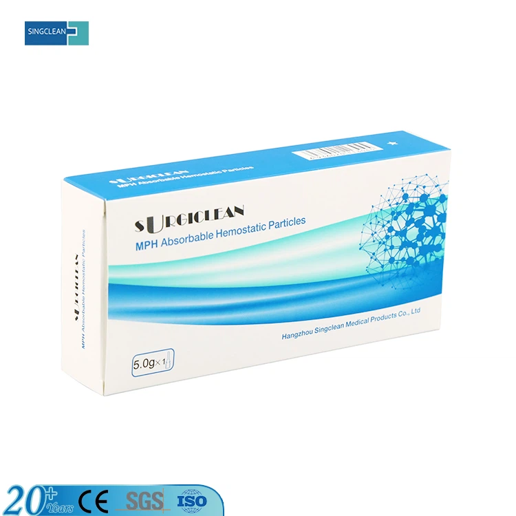 Púdar hemostatic in -ionsúite