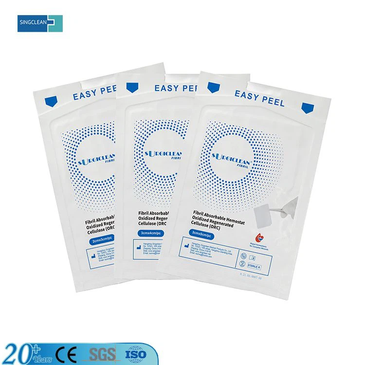 Uige snáithín hemostatic
