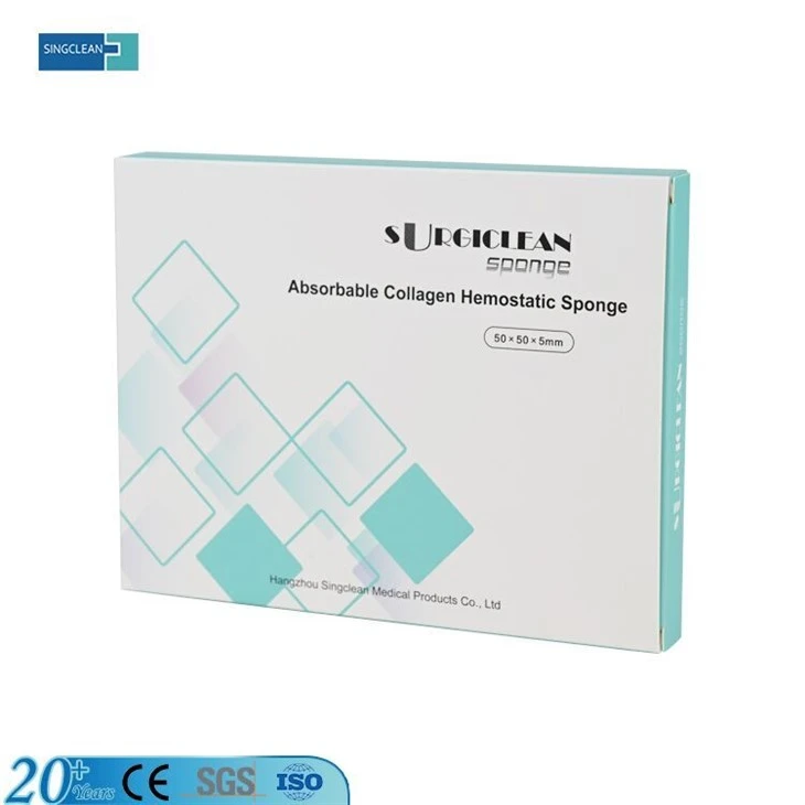 Spúinse hemostatic collagen in -ionsúite